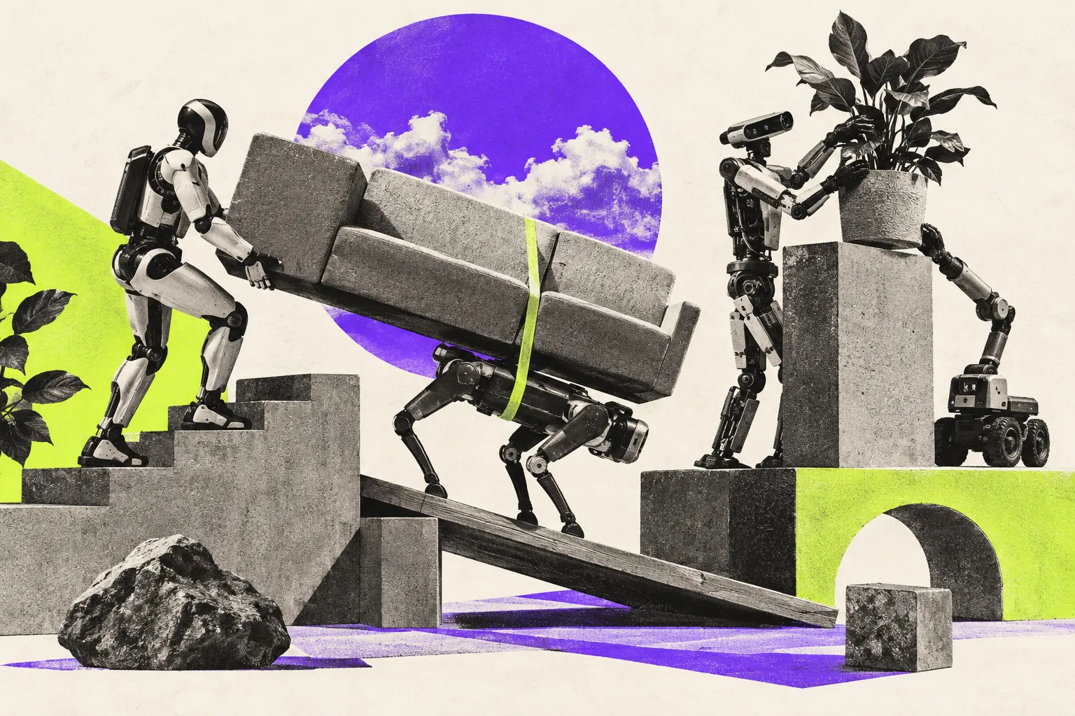 Editorial illustration for Gemini Robotics 2 extends intelligence across the whole body