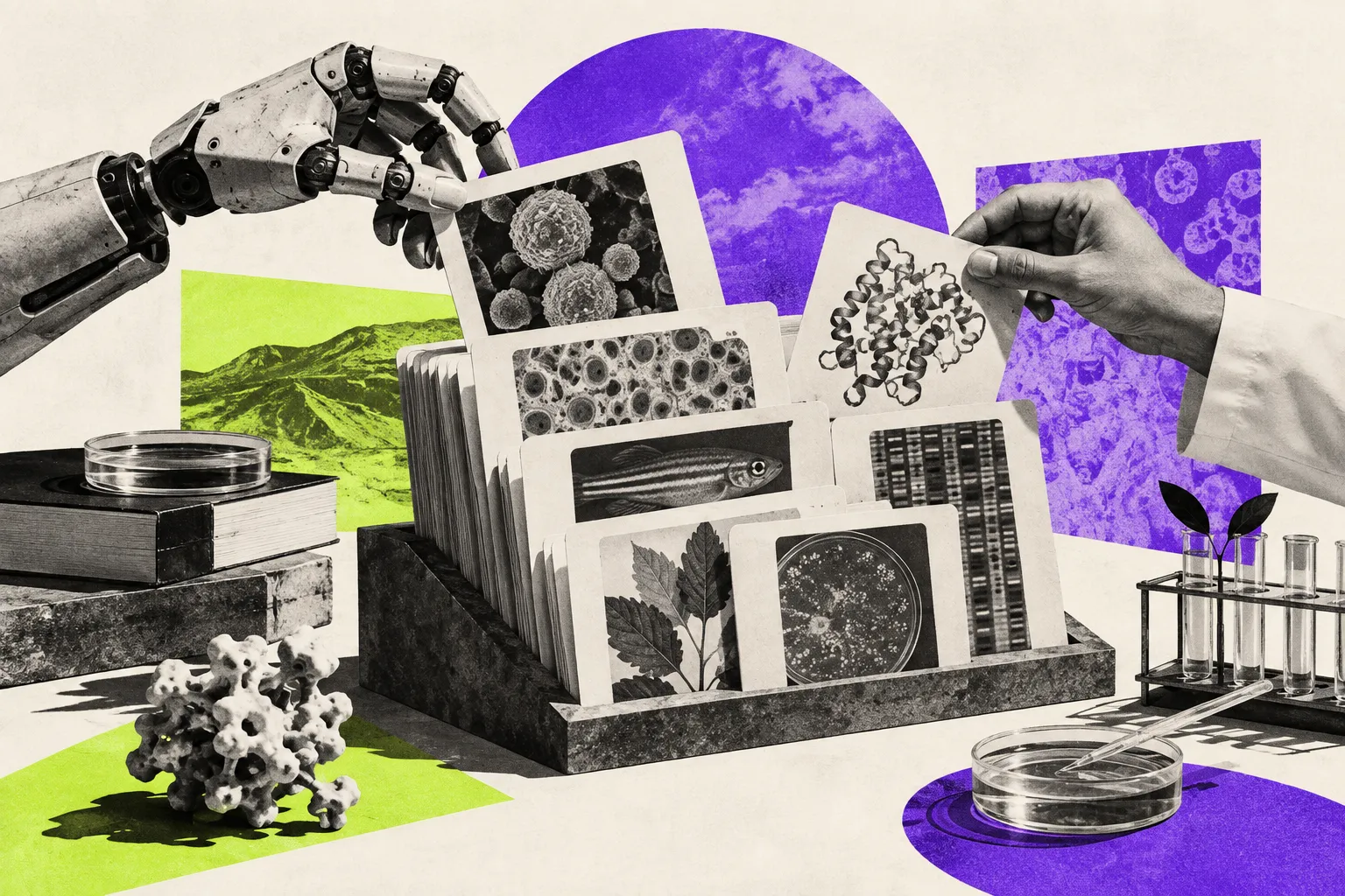 Editorial illustration for LifeSciBench asks AI the kinds of questions researchers face