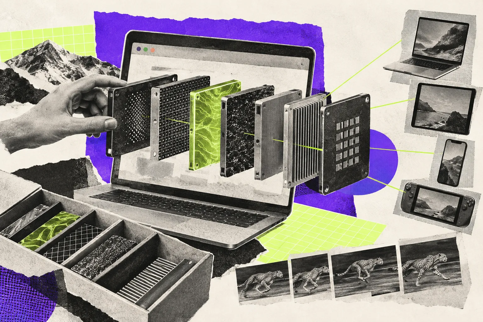 Editorial illustration for Hugging Face brings optimized AI kernels to WebGPU